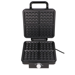 Extralink Home | Вафельница | 1500W, Черная, 4-секционная