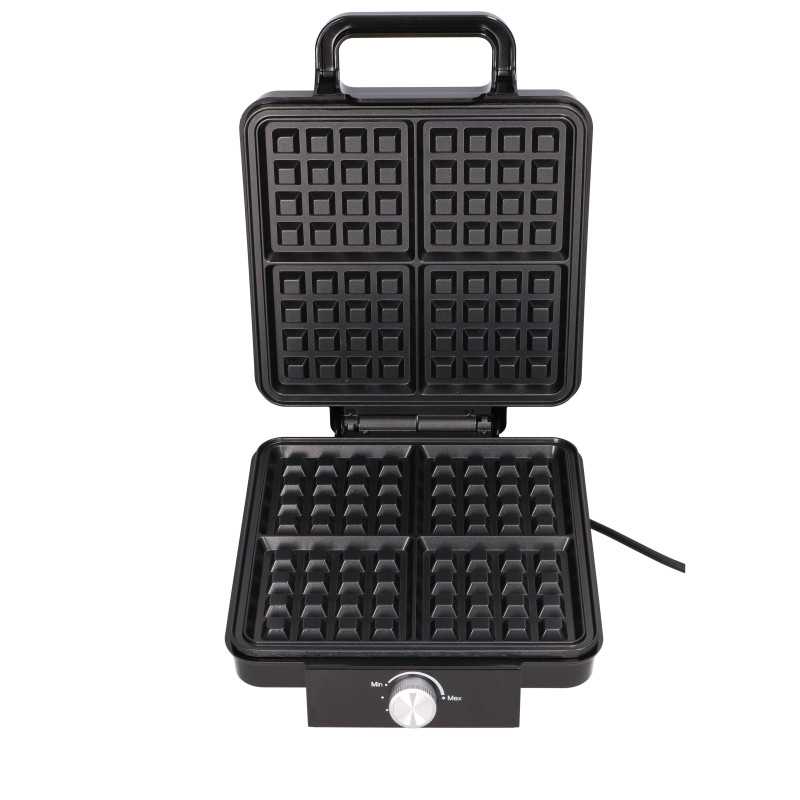 Extralink Home | Waffle maker | 1500W, Black, 4-chamber