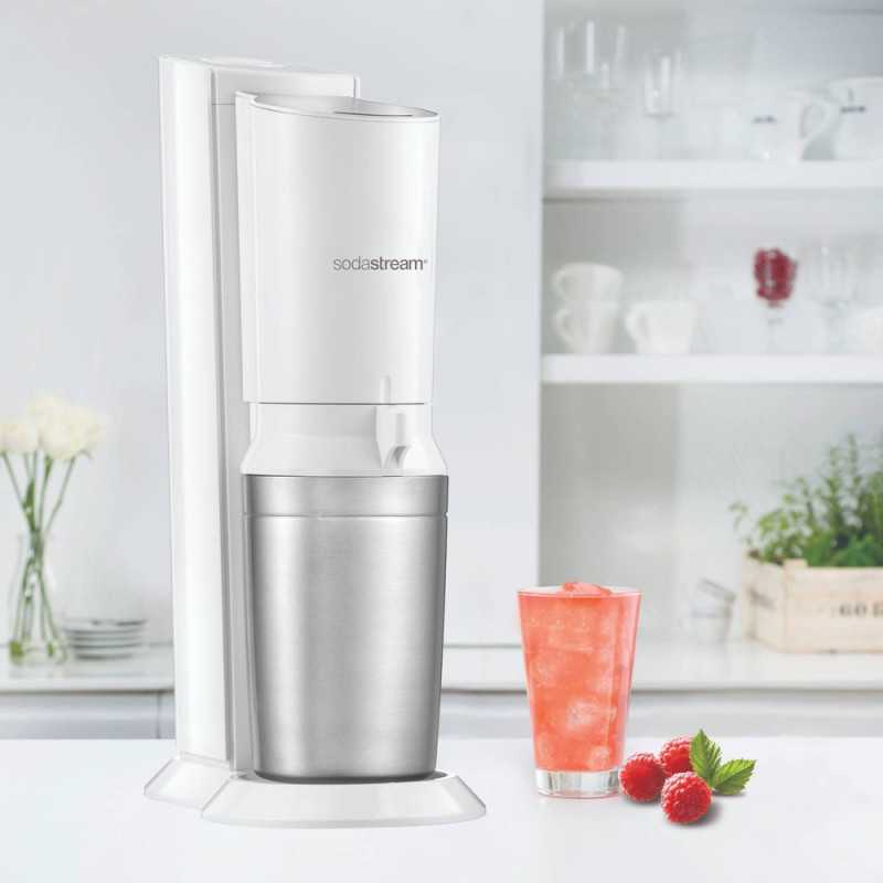 Máquina de água com gás SodaStream Crystal branca - Imagem 4