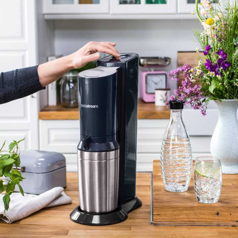 Máquina de Água com Gás SodaStream Crystal Preta - Imagem 4