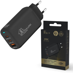 Nab&iacute;ječka Extralink Smart Life Fast Charger 65W GaN, 2x...
