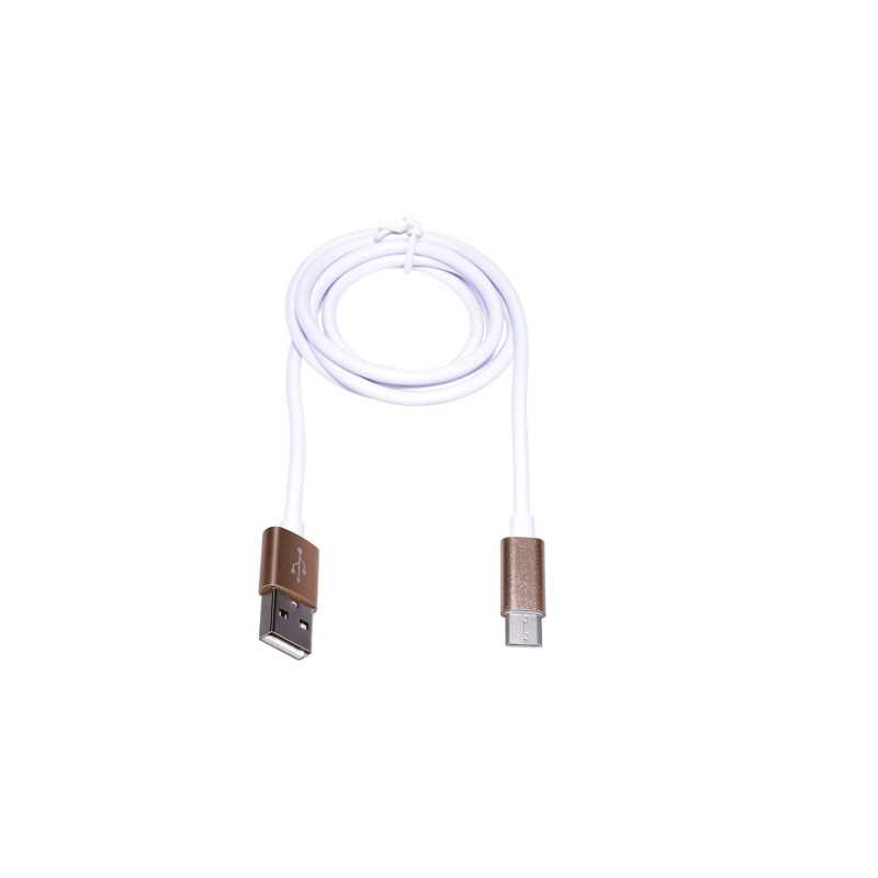 Extralink | USB - type C cable | for ANDROID smartphones, max. current 3A, 1m, white - Image 4
