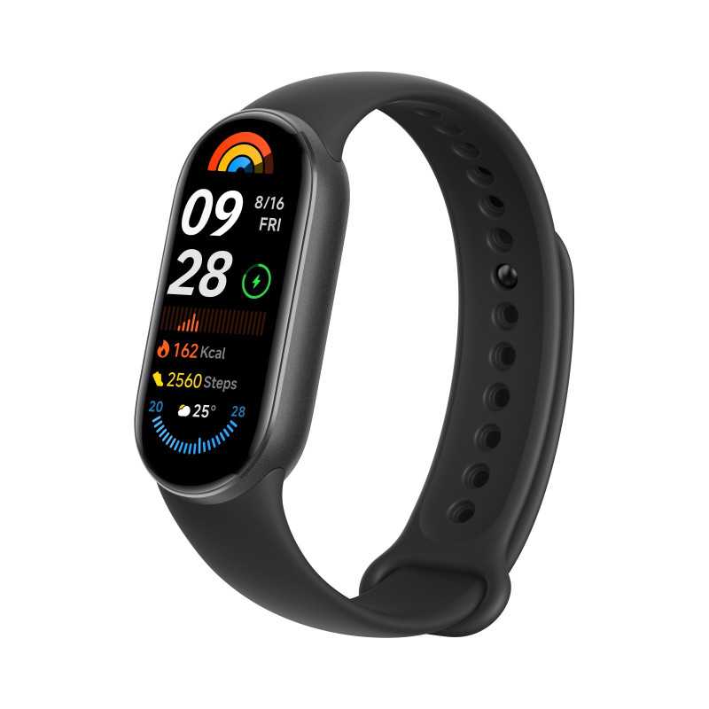 Xiaomi Smart Band 9 Negro | Banda inteligente | Bluetooth 5.4, 233 mAh, 1,62", 5 ATM, acelerómetro, giroscopio, sensor PPG - Imagen 2