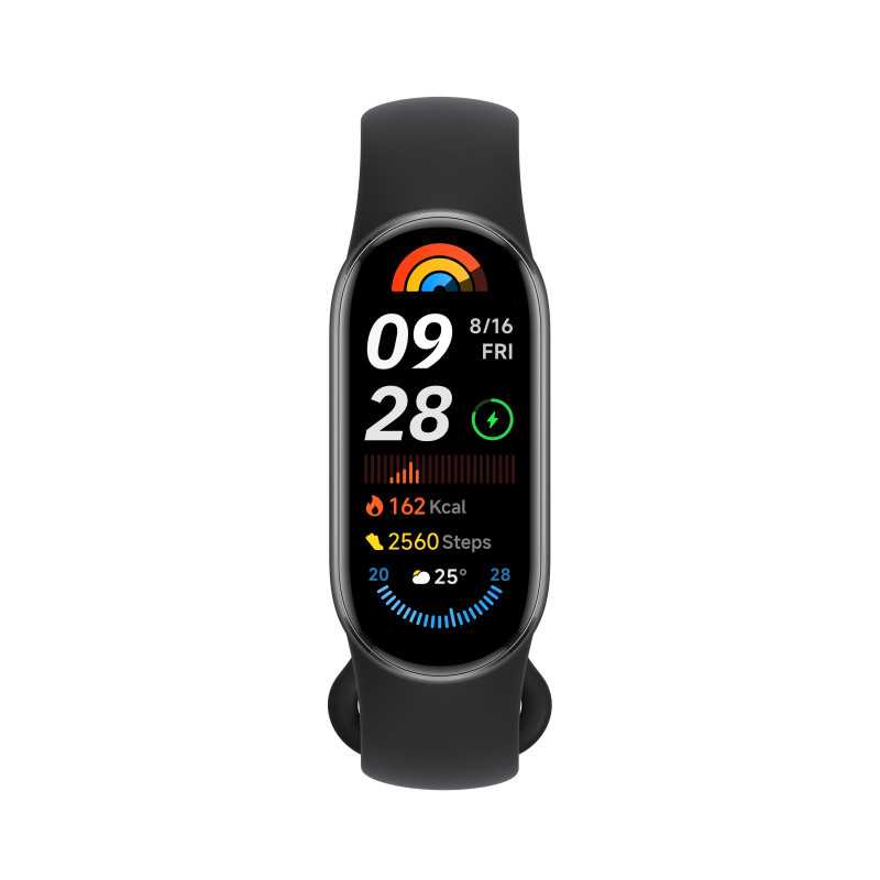 Xiaomi Smart Band 9 Preto | Banda inteligente | Bluetooth 5.4, 233 mAh, 1,62", 5 ATM, acelerômetro, giroscópio, sensor PPG - Imagem 3