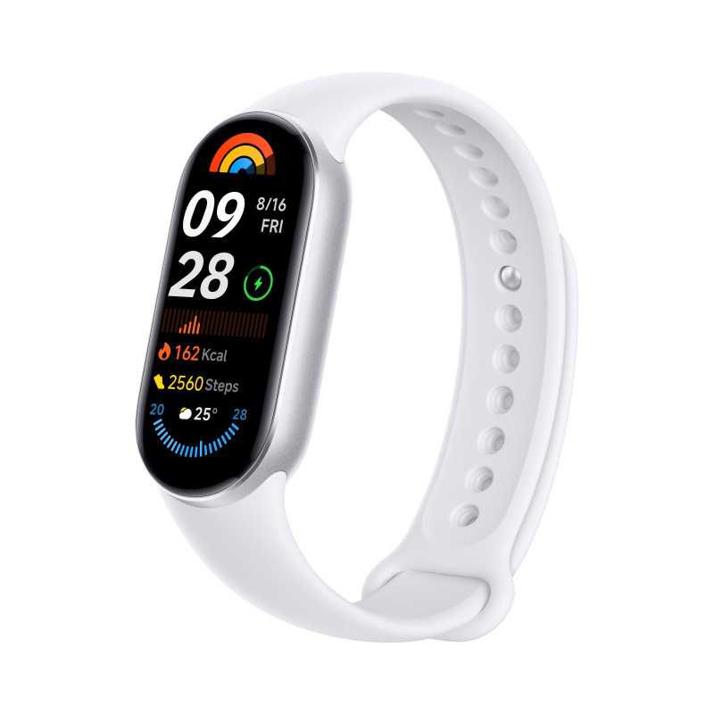 Xiaomi Smart Band 9 Glacier Silver | Smartband | Bluetooth 5.4, 233 mAh, 1.62", 5 ATM, accelerometer, gyroscope, PPG sensor - Image 2