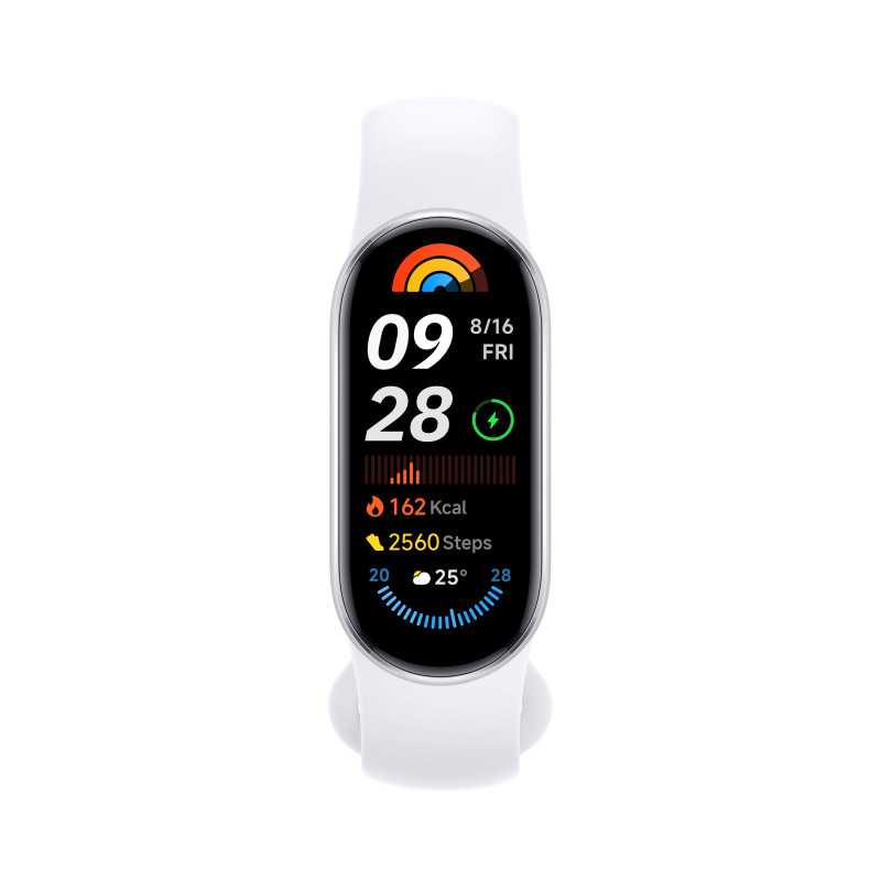 Умный спортивный браслет Xiaomi Smart Band 9 Серебряный, Bluetooth 5.4, 233mAh, 1.62", 5 ATM, акселерометр, PPG сенсор, гироскоп - Изображение 3