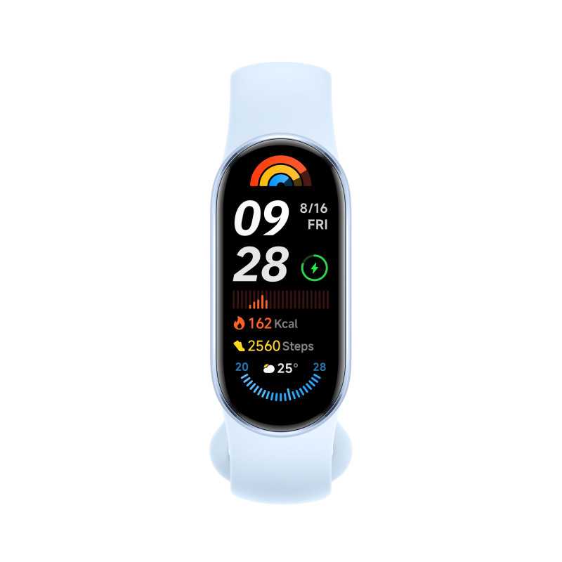 Умный браслет Xiaomi Smart Band 9 Синий, Bluetooth 5.4, 233mAh, 1.62", 5 ATM, акселерометр, PPG датчик, гироскоп - Изображение 3