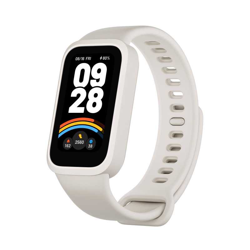 Xiaomi Smart Band 9 Active Beige White | Smartband | Bluetooth 5.3, 300mAh, 1.47", 5 ATM, accelerometer, PPG sensor - Image 2