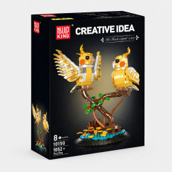 MOULD KING 10150 BLACK-CAPPED LORY BUILDING SET | 1,052 PIECES - Imagem 3
