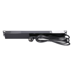 Сетевой фильтр Extralink EXPDU7EU SW, 19" 1U, 7 розеток EU, с выключателем, 2м - Изображение 4