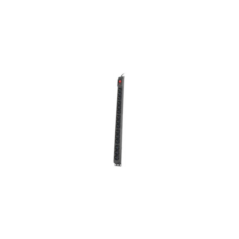 Armac Multi M15 | Power strip | anti-surge system, 15 sockets, 1.5m cable, black