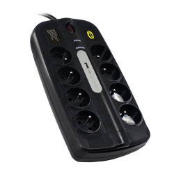 Regleta de alimentación Orvaldi ORV-8PL USB 3.0,...