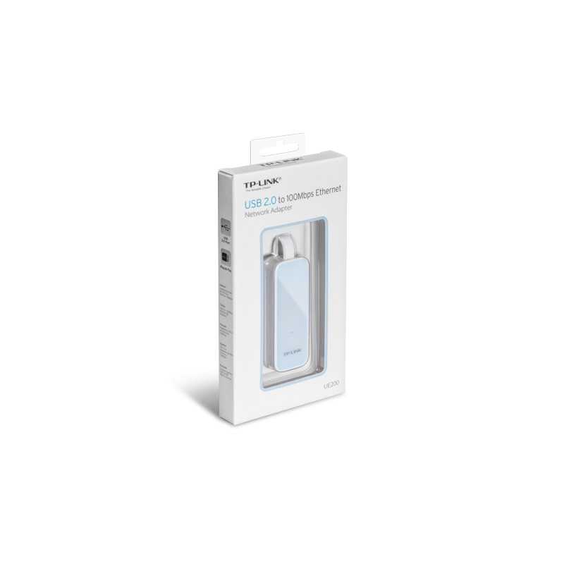 TP-Link UE200 | Ethernet adaptador | 1x RJ45 100Mb/s, USB 2.0 - Imagen 5