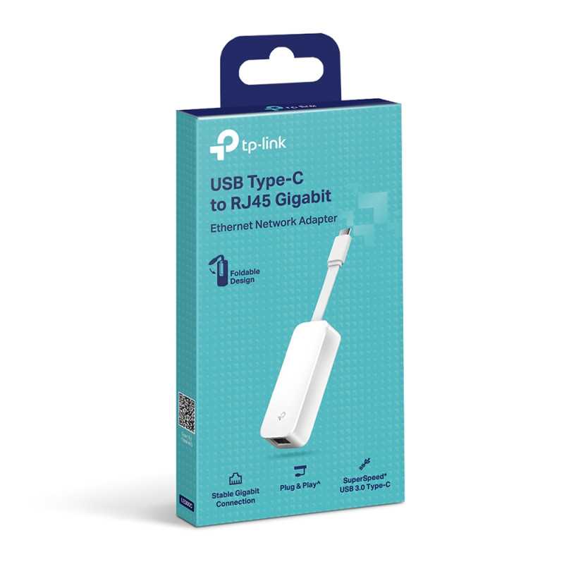 TP-Link UE300C | Karta sieciowa | 1x RJ45 1000Mb/s, USB-C - Zdjęcie 3