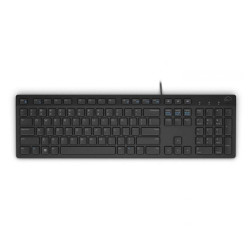 Клавиатура Dell KB216-B QuietKey USB Черная, US Euro QWERTY