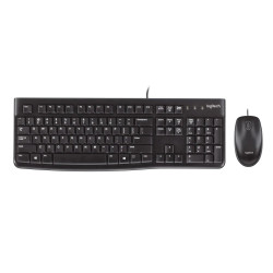 Kit de Teclado y Rat&oacute;n Logitech MK120, Negro