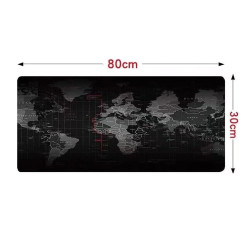 Extralink Large Dark World Map Gaming Desk Mouse and Keyboard Pad 30x80-1073 - Image 5