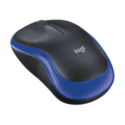 Logitech M185 Blau Optische Maus, Drahtlos, 1000dpi