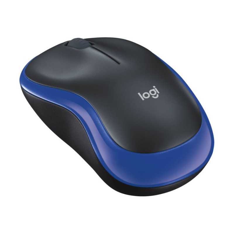 Mouse Óptico Logitech M185 Azul, Sem Fios, 1000dpi