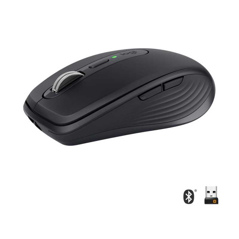Logitech MX Anywhere 3 | Ratón óptico | Inalámbrico, 4000dpi, negro - Imagen 2