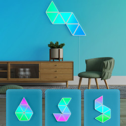 Govee H6067 Glide Tri-angle | LED Panels | RGBIC - Image 3