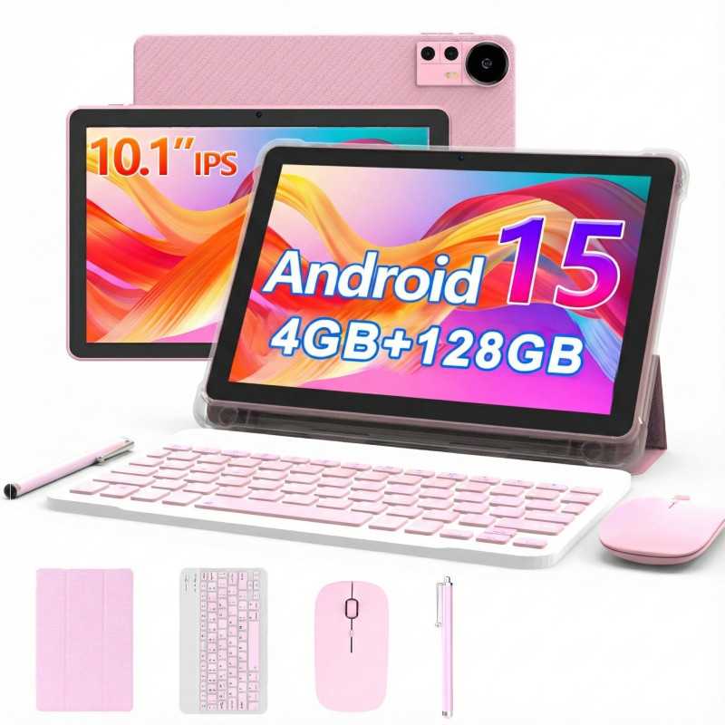 EXTRALINK TABLET CP31 WiFi ANDROID 15.0, 10.1”, 128GB, KAMERA 2MP+8MP PINK