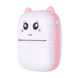 Мини термопринтер Extralink EPP-001 Розовый, Bluetooth, USB-C, 1200 мАч, 210 dpi - Изображение 2