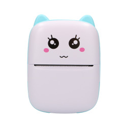 Мини термопринтер Extralink EPP-002 синий, Bluetooth,...