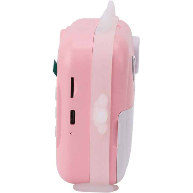 Extralink EPP-003 Rosa | Mini impressora térmica com câmera | 3 rolos de papel térmico, tela LCD de 2,5", Bluetooth, USB-C, 1000 - Imagem 5