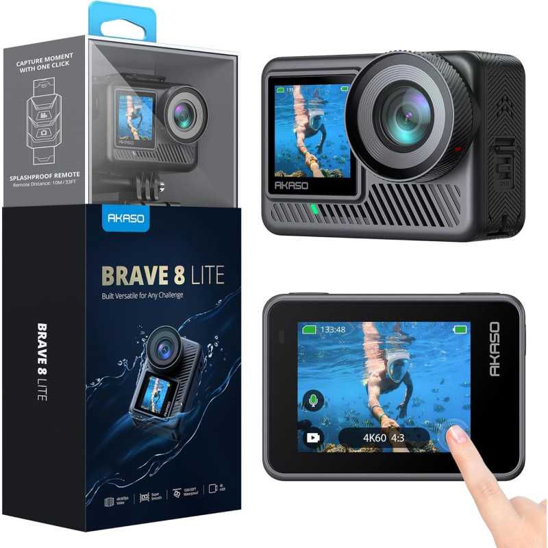 Akaso Brave 8 Lite | Sportkamera | 4K, WLAN, 1550 mAh - Bild 7