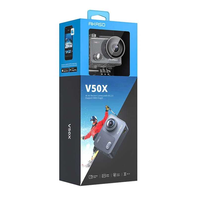 Akaso V50 X | Câmera esportiva | 4K, Wi-Fi, 1350mAh - Imagem 4