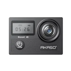 Akaso Brave 4 | Fotocamera sportiva | 4K, WiFi, 1050 mAh