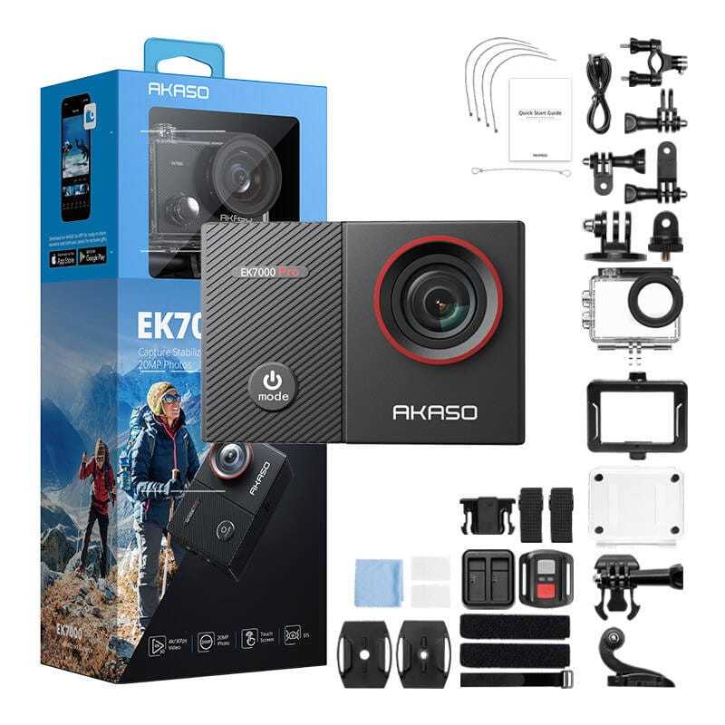 Akaso EK7000 Pro | Sportkamera | 4K, Wi-Fi, 1050 mAh - Bild 6
