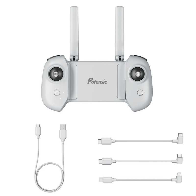 Controller per Dron Potensic, Cavo di Carica USB, 3 Cavi OTG