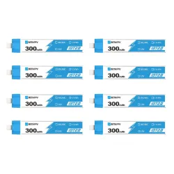 BetaFPV BT2.0 300mAh 8-pack | 1S Drone Battery Pack |...