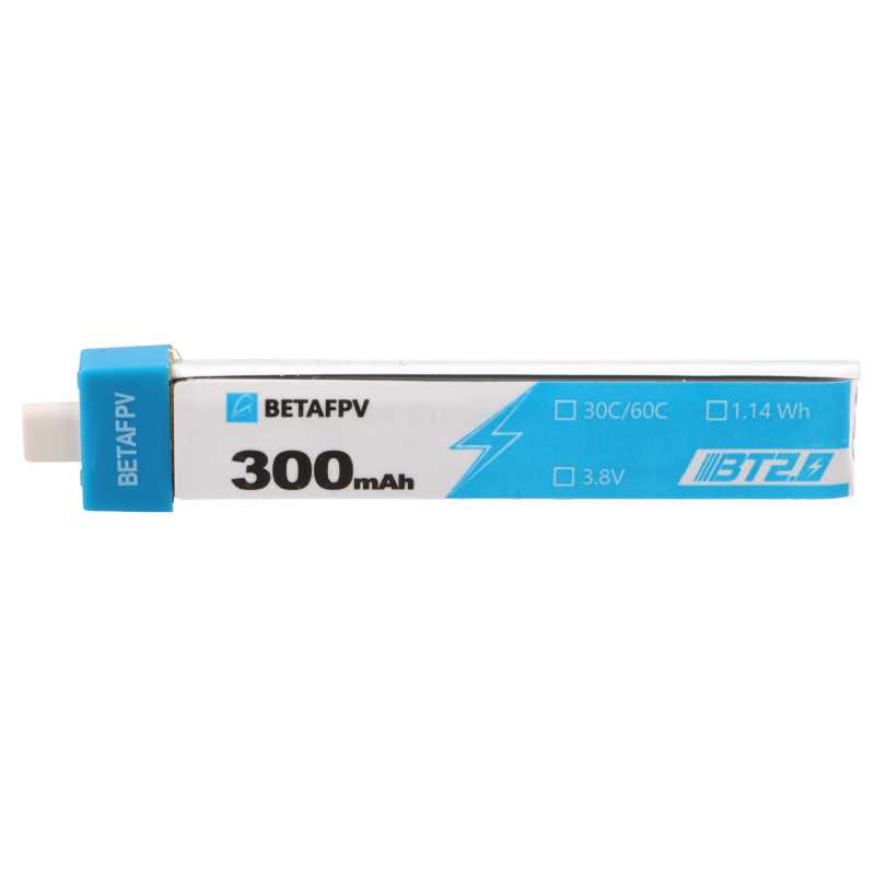 BetaFPV BT2.0 300mAh pacote de 8 | Kit de bateria para drone 1S | 3,8 V, 300 mAh - Imagem 3