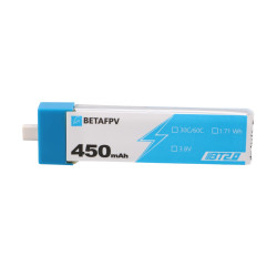 BetaFPV BT2.0 450mAh pacote de 4 | Kit de bateria para drone 1S | 3,8 V, 450 mAh - Imagem 3
