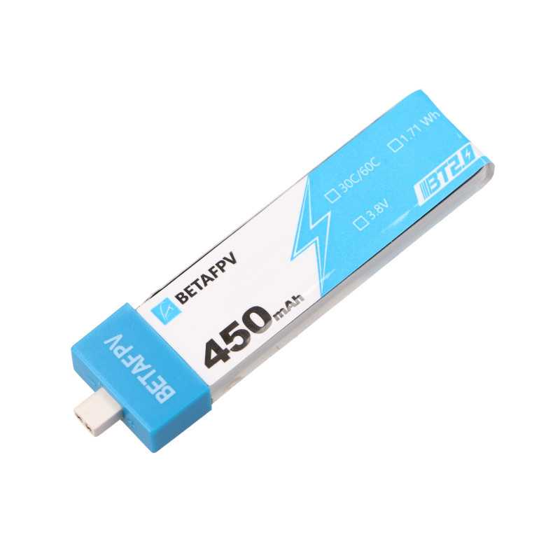 BetaFPV BT2.0 450mAh pacote de 4 | Kit de bateria para drone 1S | 3,8 V, 450 mAh - Imagem 5