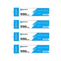 BetaFPV BT2.0 550 mAh 4er-Pack | Drohnen-Akku-Kit 1S |...