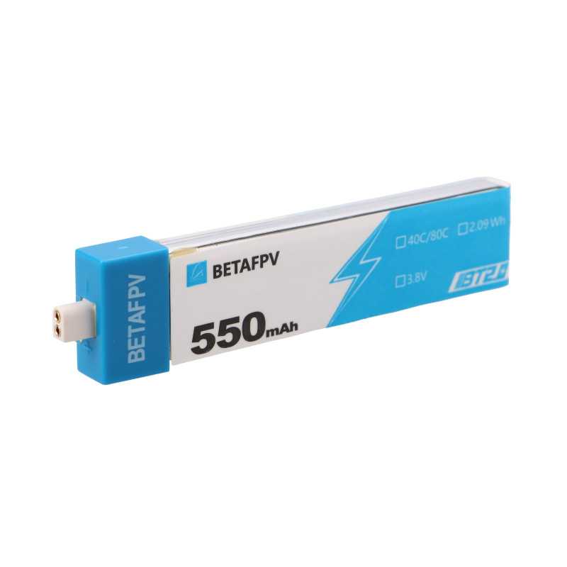 BetaFPV BT2.0 550 mAh paquete de 4 | Kit de batería para dron 1S | 3,8 V, 550 mAh - Imagen 4