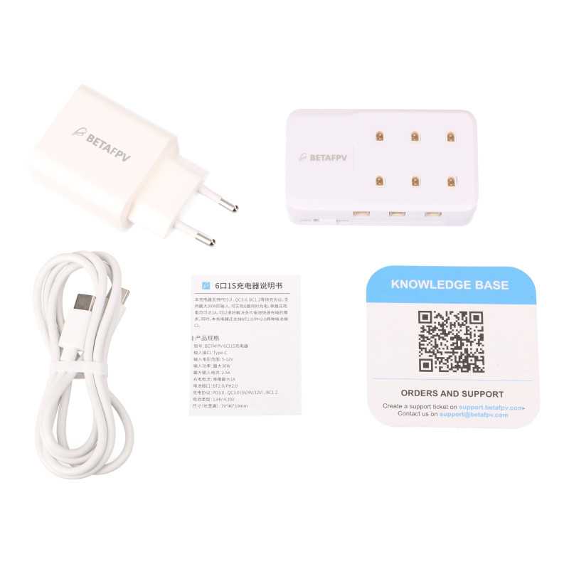 BetaFPV 6 Ports 1S Charger | Charger + Power Supply | for drone batteries - Image 3
