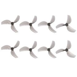 H&eacute;lices de dron Gemfan de 45 mm de tres palas grises, 8...