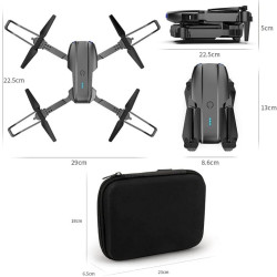 Drone Seti + 3 Batarya + Kılıf Drone E99 Pro, 1800mAh - Görsel 4