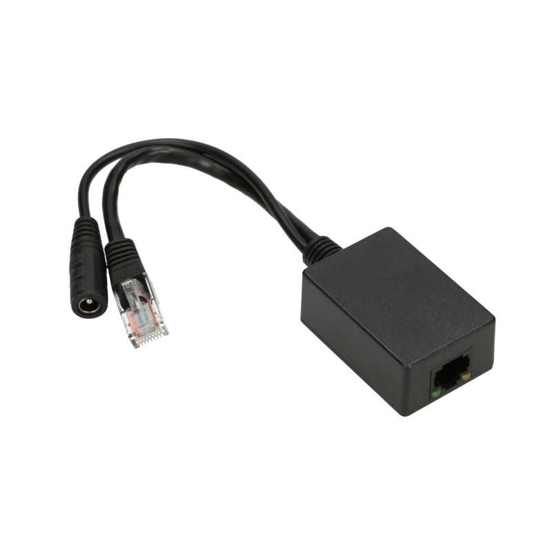 Extralink 1 Portový | měnič PoE | Vstup 1x 1000Mb/s RJ45/Jack 10-30V, Vystup 48V - Obrázek 3