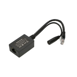Extralink 1 porta | PoE Inverter | 1x 1000Mb / s RJ45 / entrada Jack 10-24V, saída 24V - Imagem 2