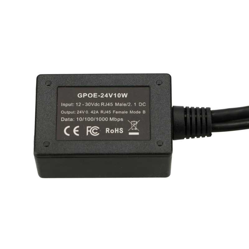 Extralink 1 Port | PoE Inverter | Input 1x 1000Mb/s RJ45/Jack 10-24V, Output 24V - Image 4