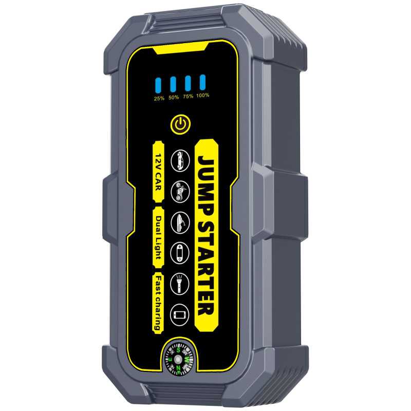 Extralink Jump 1 Jump Starter | Powerbank rozruchowy do odpalania samochodu | 3x LED, latarka, kompas - Zdjęcie 2