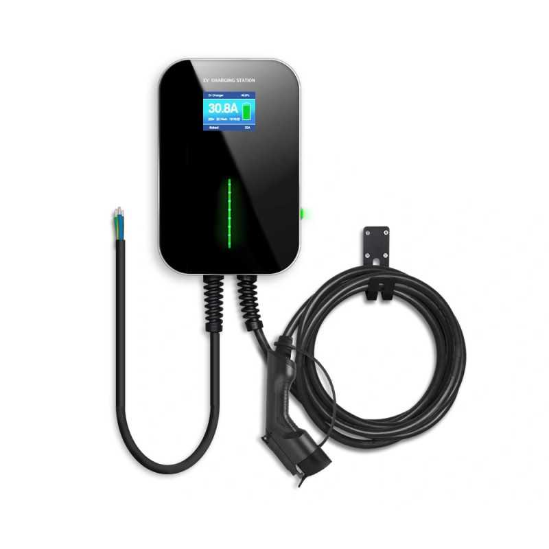 Extralink BS20-BC-22kW-APP Tipo 2 32A 22kW | Carregador de carro elétrico | 3 fases, tela LCD, APP, 6,1m - Imagem 3