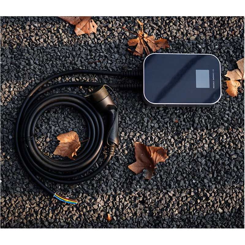 Extralink BS20-BC-22kW-APP Typ 2 32A 22kW | Ładowarka do samochodu elektrycznego | 3 fazy, ekran LCD, aplikacja, 6,1m - Zdjęcie 6