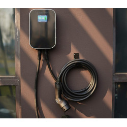 Extralink BS20-BC-22kW-RFID Tipo 2 32A 22kW | Carregador de carro elétrico | 3 fases, tela LCD, 6,1m - Imagem 5